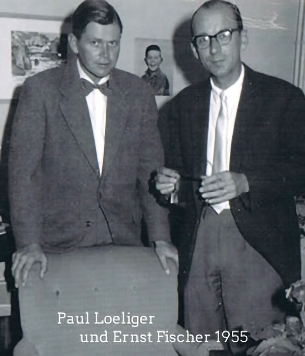 Paul Loeliger und Ernst Fischer, 1955